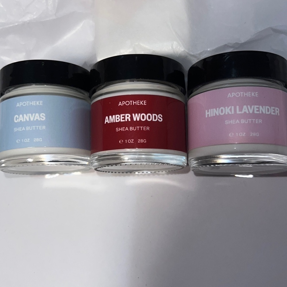 NEW Apotheke Shea Butter Lotion Trio Minis